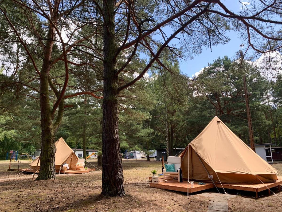 Camp Bursztynowy Las Hotell Gdańsk Eksteriør bilde